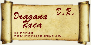 Dragana Raca vizit kartica